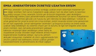 Emsa Jeneratör'den Ücretsiz Uzaktan Erişim