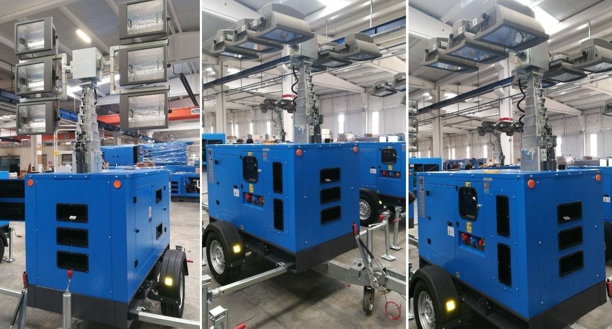 20 units 17 kva lighting towers powered by Kubota engine were delivered to Pakistan for a special project