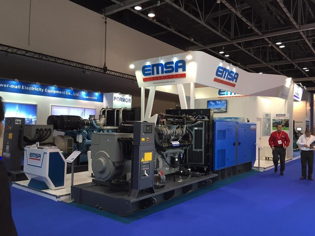 Emsa jeneratör MEE 2016 fuarı'nda..